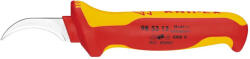 KNIPEX kábelkés sarló alakú pengével, szigetelt (KNP-985313)