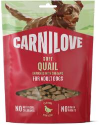 CARNILOVE Dog Soft Snack Quail 200g recompense moi câini adulți cu prepeliță și oregano