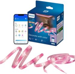 Philips RGB LED szalag, 5 m, 2700/6500 K, 220-240 V, IP20, Bluetooth, WiFi (2, 4 GHz), Alexa, Google Home, Homey, IFTTT, Matter, Samsung Smartthings, Fekete