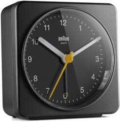 Braun Ceas de perete analogic Braun BC03 B, negru, cu alarma crescendo si iluminare (67082_BC03B)