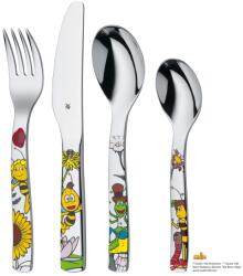 WMF Set 4 Piese Tacamuri pentru Copii WMF Biene Maja, Cromargan, Spalare Automata (12944060401) Set pentru masa bebelusi