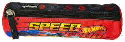 St. Majewski Penar neechipat St. Majewski Hot Wheels, 1 fermoar, negru cu rosu, cilindric (P4636) Penar