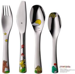 WMF Set de Tacamuri pentru Copii WMF Janosch, 4 Piese, Cromargan, Spalare Automata (1294106040) Set pentru masa bebelusi