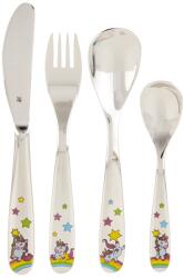 WMF Set de Tacamuri pentru Copii WMF Einhorn, 4 Piese, Cromargan, Spalare in Masina (1286056040) Set pentru masa bebelusi