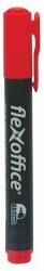 FlexOffice Alkoholos marker, 1, 5 mm, kúpos, FLEXOFFICE " PM03" , piros (FOPM03P) (FOPM03P)