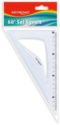  Vonalzó Keyroad műanyg 60 fokos 18 cm (380-0637) (380-0637)