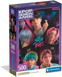 Clementoni Puzzle Clementoni din 500 de piese - K-Pop Demon Hunters (35625) Puzzle
