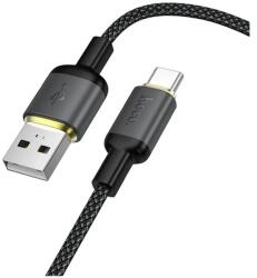 hoco. USB 2.0 Type C Töltő/adat Fekete 1m X128 (X128)