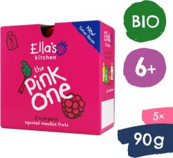 Ella's Kitchen BIO Pink One gyümölcsös smoothie rebarbarával 5× 90 g
