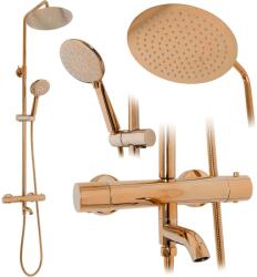 Rea Lungo set de duș perete cu termostat cu duș de ploaie cupru REA-P7997 (REAP7997)