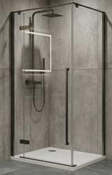 Wellis Sorrento Plus 90x90 cm balos zuhanykabin Easy Clean bevonattal, gun metal WC00561 (WC00561)