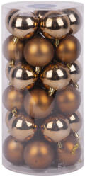 MagicHome MagicHome globuri de Crăciun, 30 buc, cupru, mix, pentru bradul de Crăciun, 6 cm