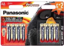 Panasonic 1.5V Alkáli AA ceruza elem Pro Power (8db / csomag) Angry Birds (AA Pro Pwer 8db Angry Birds)