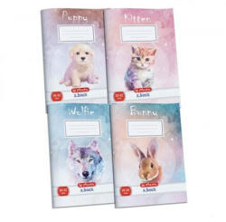Herlitz Animals A5 sima füzet (09089012) - pepita