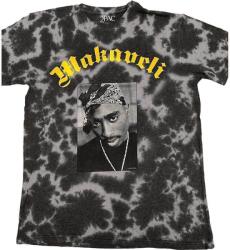 2Pac Makaveli (Back Print & Wash Collection) Grey M Ing (2PACTS35MDD02)