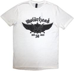 Motörhead 50 Years Wings Badge White XL Ing (MHEADTEE82MW04)