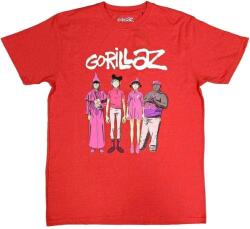 Gorillaz Cracker Island Standing Group Red XL Ing (GORTS20MR04)