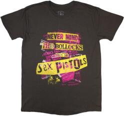 Sex Pistols NMTB Text Overlay Charcoal Grey L Ing (SPTS61MC03)