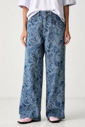 adidas Originals blugi wide leg pentru femei Liberty 9BY2-SJDZRE_55J (KR6675)
