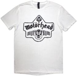 Motörhead 50 Years Ace Wings Emblem White L Ing (MHEADTEE81MW03)