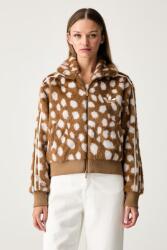 adidas Originals jachetă scurtă pentru femei Animal Print Firebird 9BY2-KUDZH0_82X (KT2142)