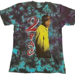 2Pac Vintage Tupac (Wash Collection) Blue M Ing (2PACTS36MDD02)