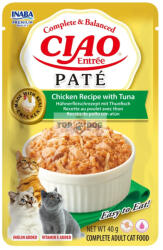 Inaba Foods Churu Cat Entrée Pate csirkés tonhalas 40gr