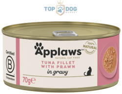Applaws Konzerv Tonhal Filé + Garnélarák 70 g