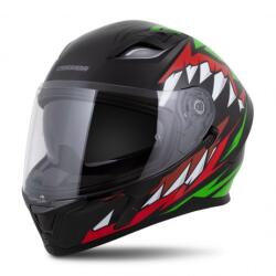 Cassida Cască de motocicletă Cassida Orbit StriX Roșu/Verde/Gri/Alb/Negru (M140-2416)