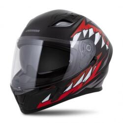 Cassida Cască de motocicletă Cassida Orbit StriX Roșu/Gri/Alb/Negru (M140-2417)