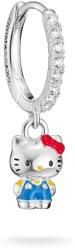 Thomas Sabo Hello Kitty kékben fél pár fülbevaló fehér cirkóniával (CR774-M06-7)