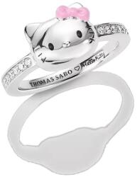 Thomas Sabo Hello Kitty gyűrű rózsaszín masnival (TR2549-M06-14-50)