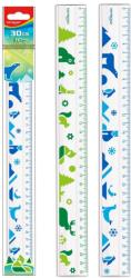 Keyroad Vonalzó 30 cm, állat mintás keyroad (KR972440) - pepita