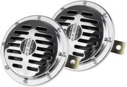 AMiO elektromos tányér kürt - króm, 125mm 12V - 1db