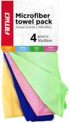 AMiO mikroszálas törlőkendő szett - 30x30cm, 4db-os