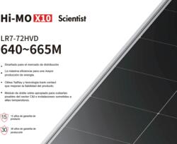 LONGi Panou fotovoltaic LONGi Hi-MO X10 Scientist 645W Bifacial LR7-72HVD (LR7-72HVD-645M)
