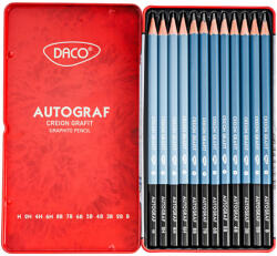 DACO Set creion grafit DACO Autograf CG7312, 6H-8B, 12 buc/set