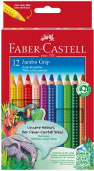 Faber-Castell Creioane colorate Jumbo 12 culori/set Grip FABER-CASTELL (FC110912)