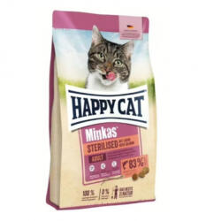 Happy Cat Minkas Sterilised Salmon - szárazeledel lazaccal macskák számára 4 kg - falatozoo