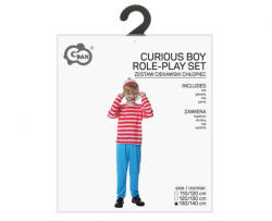 GoDan Costum Baiat Curios pentru Copii, Marime 130/140 cm (9-10 ani) GD2501 Costume bal mascat copii (GD2501) Costum bal mascat copii
