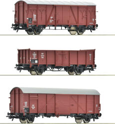 Roco 6600273 3er Set Güterwagen PKP (9005033387068)