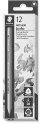 STAEDTLER Grafitceruza, 2B, háromszögletű, vastag, STAEDTLER "Noris® natural jumbo 119N (TS119N2B) - tintasziget