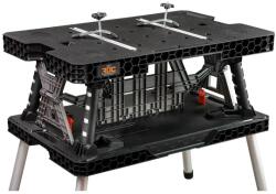 Keter ÖSSZECSUKHATÓ ASZTAL "WORK TABLE" 2.0 - Fekete/ezüst (271269)