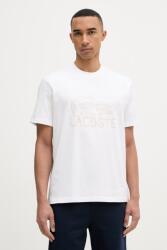 Lacoste T-shirt férfi pamut - fehér XXL - answear - 20 990 Ft