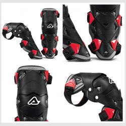  Acerbis térdvédő EVO 3.0 fekete/piros akciós (0021608-323)