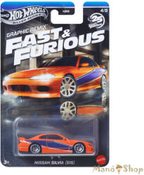Mattel Series - Fast & Furious Graphic Remix: Nissan Silvia (S15) kisautó (JBY48)