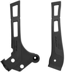  Polisport vázvédő szett Yamaha YZ 125/250 '05 - '21; Fantic xe/xx 125 '21 fekete szín (8466700001)