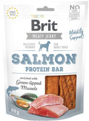 Brit BRIT Jerky Salmon Protein Bar, recompense câini, Batoane proteice Somon, 80g