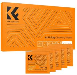 K&F Concept Accesoriu protectie K&F Concept KF08.036 10x15 cm șervețele umede pentru curățarea lentilelor/ochelarilor 120 buc