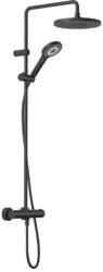  Coloana de dus cu termostat Kludi Dive X 250, negru mat (6906739-00)